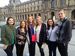 Penn State faculty and students in France